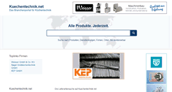 Desktop Screenshot of kuechentechnik.net